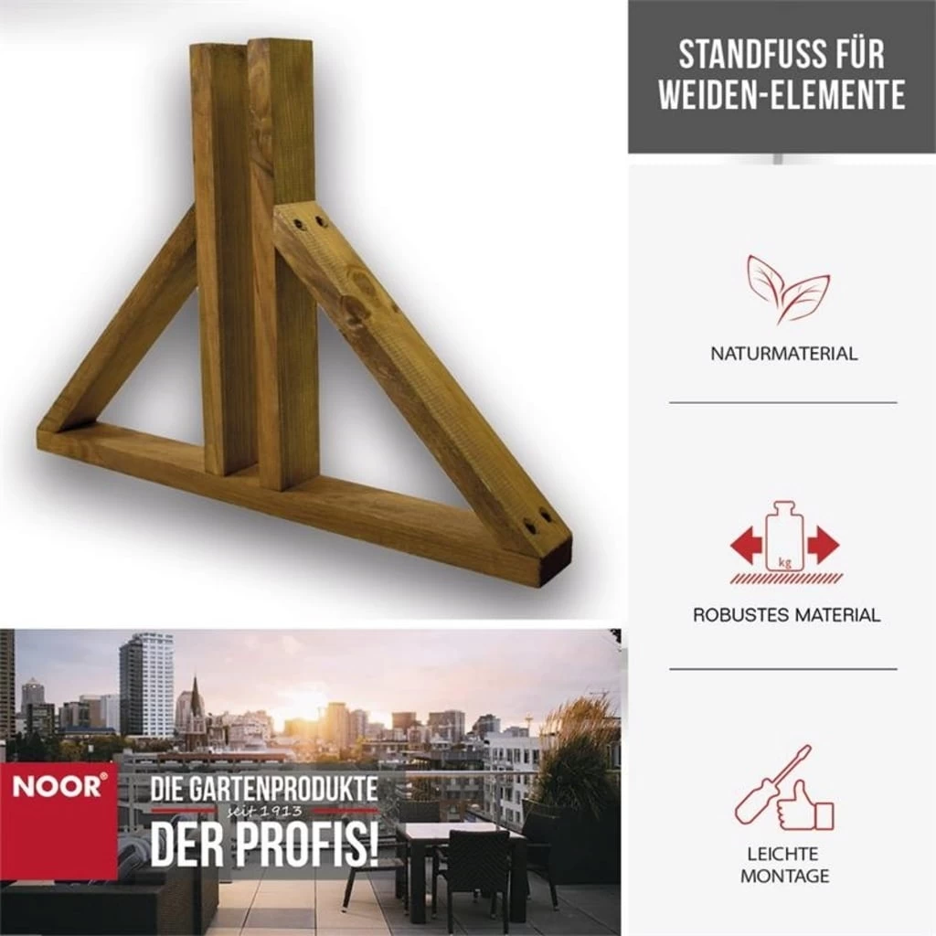 Standfuß Für Flechtzäune & Paravents – Bild 5