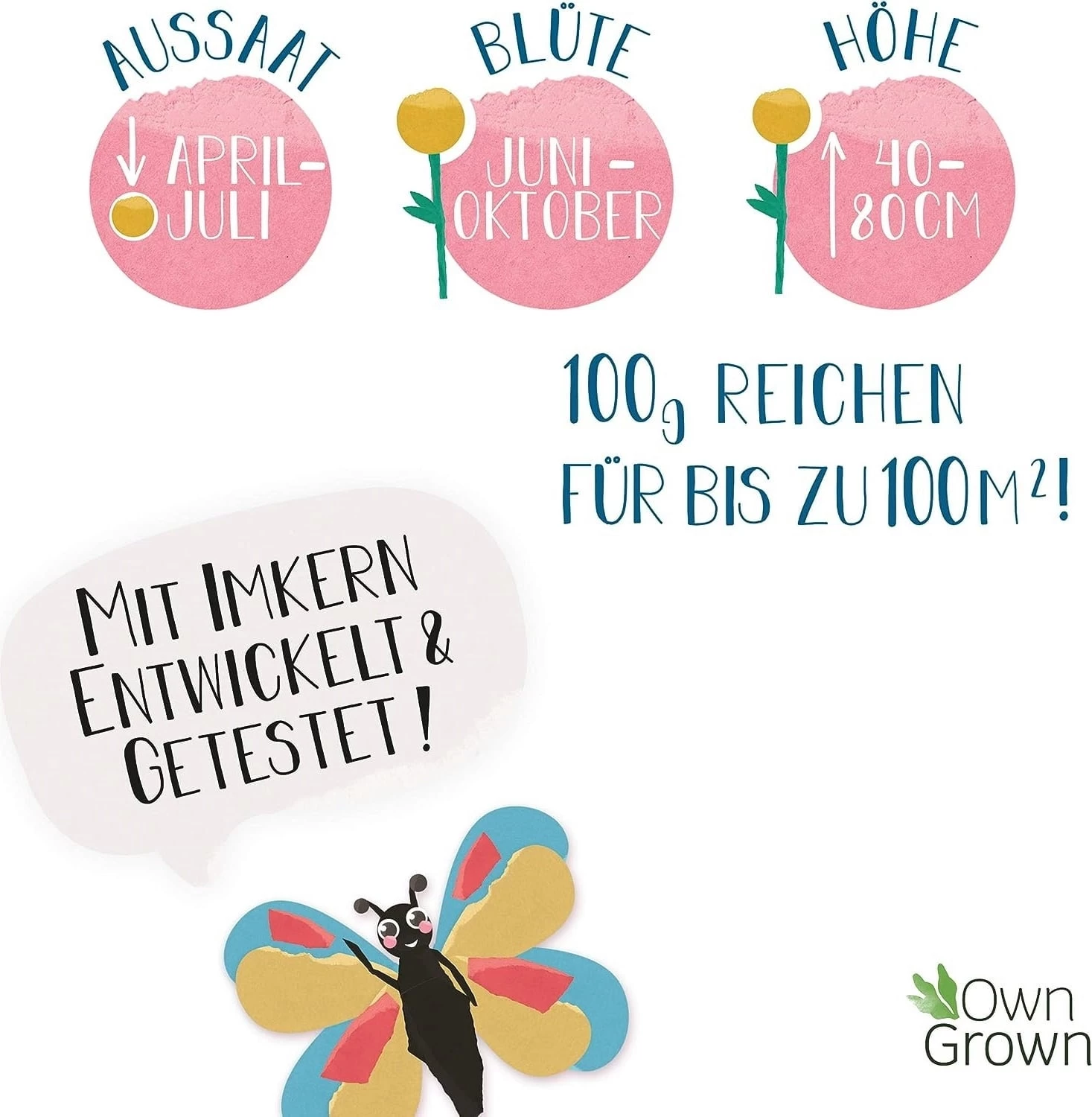 Blumenmischung "Schmetterlingstreff" – Bild 2