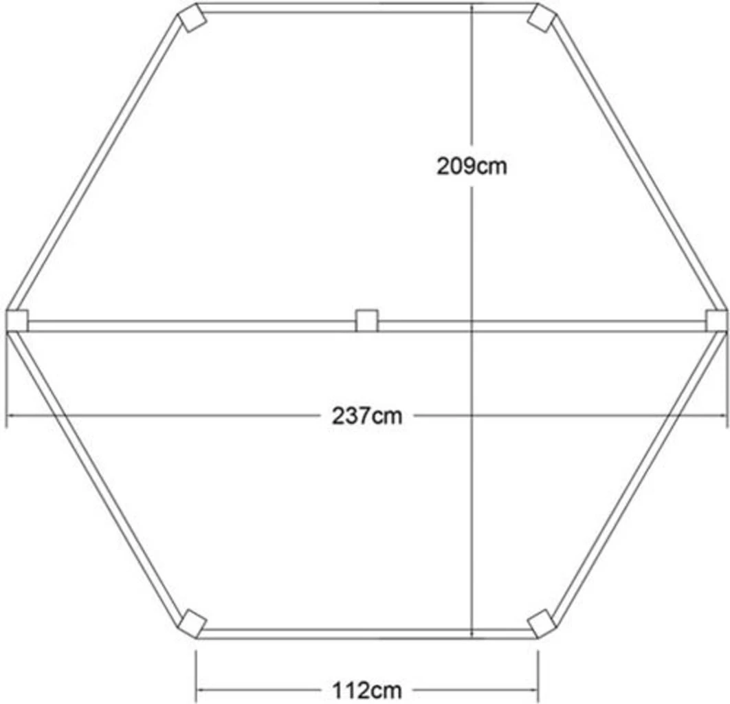 Plus Hühnerhaus Pavillion 6-eckig – Bild 6