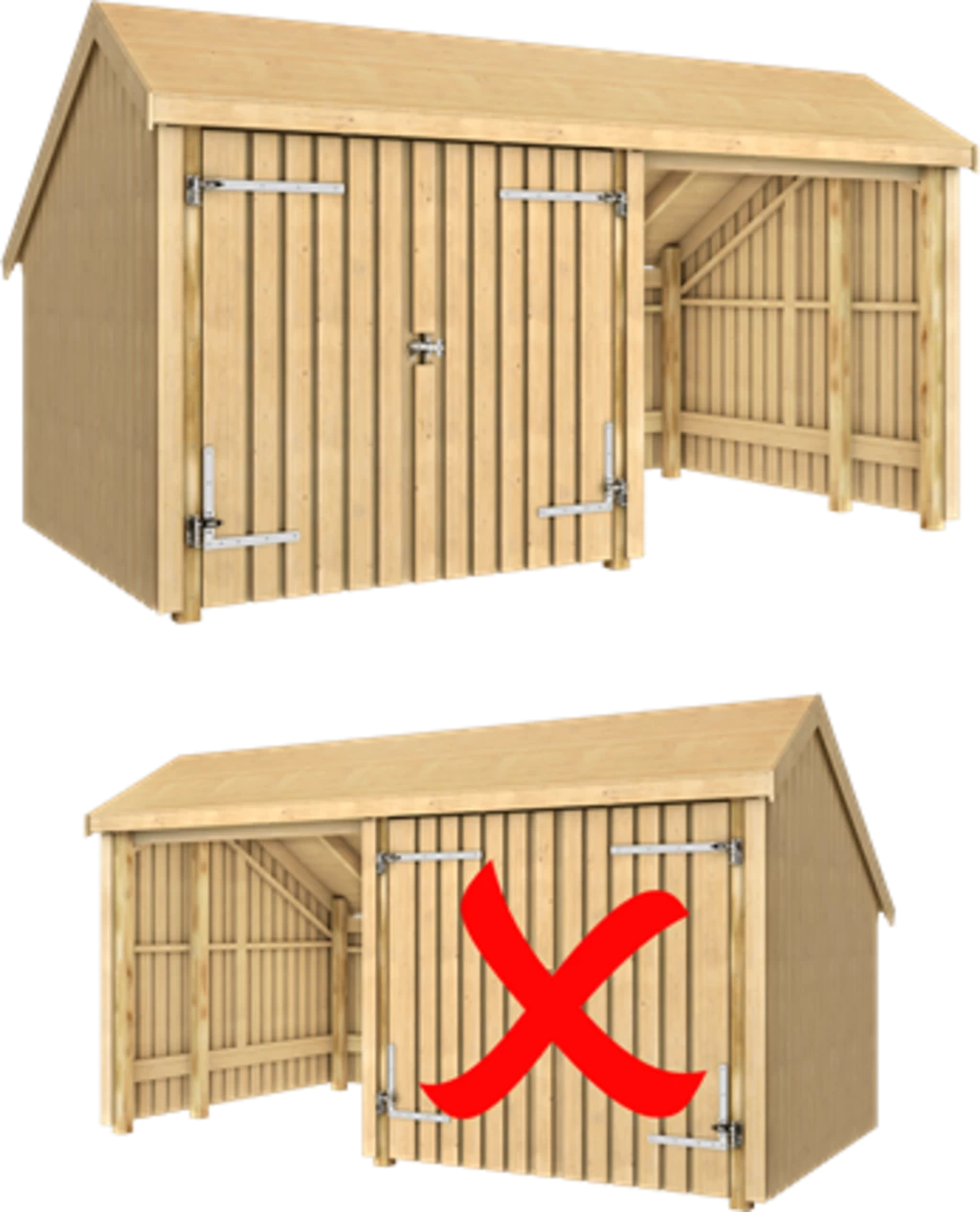 Plus Multi Gartenhaus 2 Module Mit Doppeltür Inkl. Zubehör – Bild 2