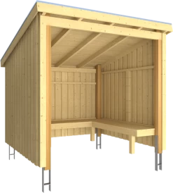 Plus Nordic Grillhütte - 5 M² - Type 1C