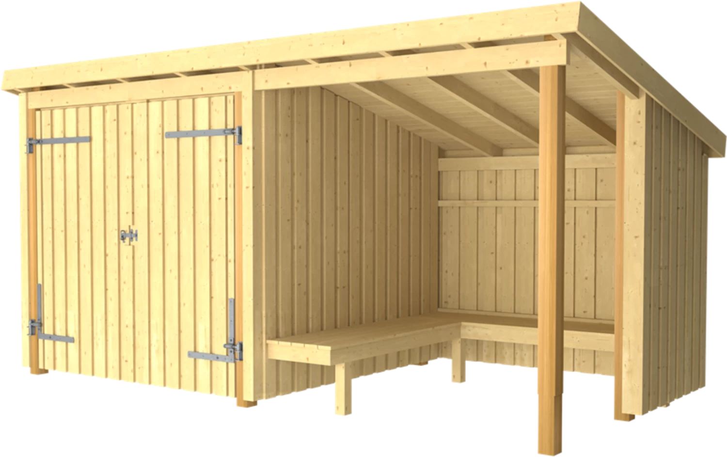 Plus Nordic Grillhütte/Gartenhaus - 9,5 M² - Typ 1A – Bild 3