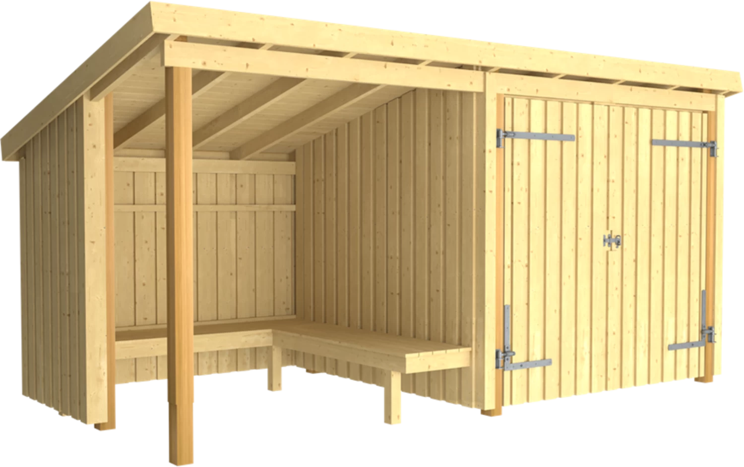 Plus Nordic Grillhütte/Gartenhaus - 9,5 M² - Typ 1A – Bild 2