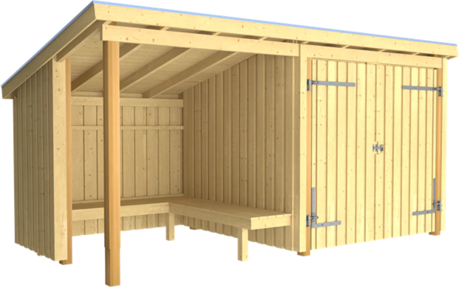 Plus Nordic Grillhütte/Gartenhaus - 9,5 M² - Typ 1B