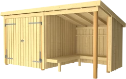 Plus Nordic Grillhütte/Gartenhaus - 9,5 M² - Typ 1C