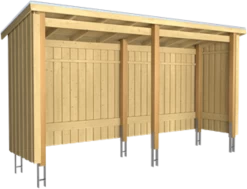 Plus Nordic Multi Gartenhaus 2 Module Inkl. Zubehör 4,7 M²