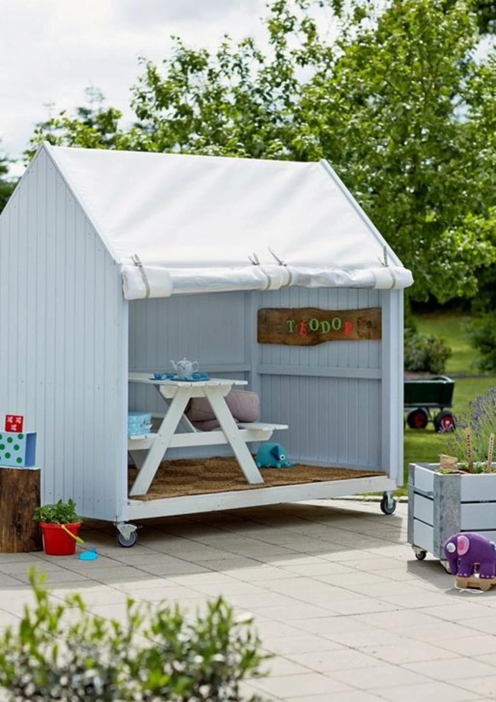 Plus SHELTER Gartenhaus/Spielhaus Mit Räder – Bild 7