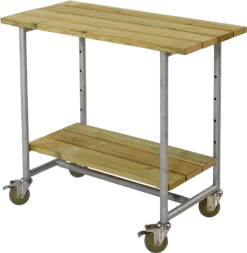 Plus Urban Picnic Pflanz-/Grilltisch Mit 1 Regal, Kiefer