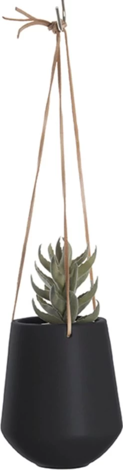 PRESENT TIME Hängetopf "Skittle" Medium, Matt Schwarz