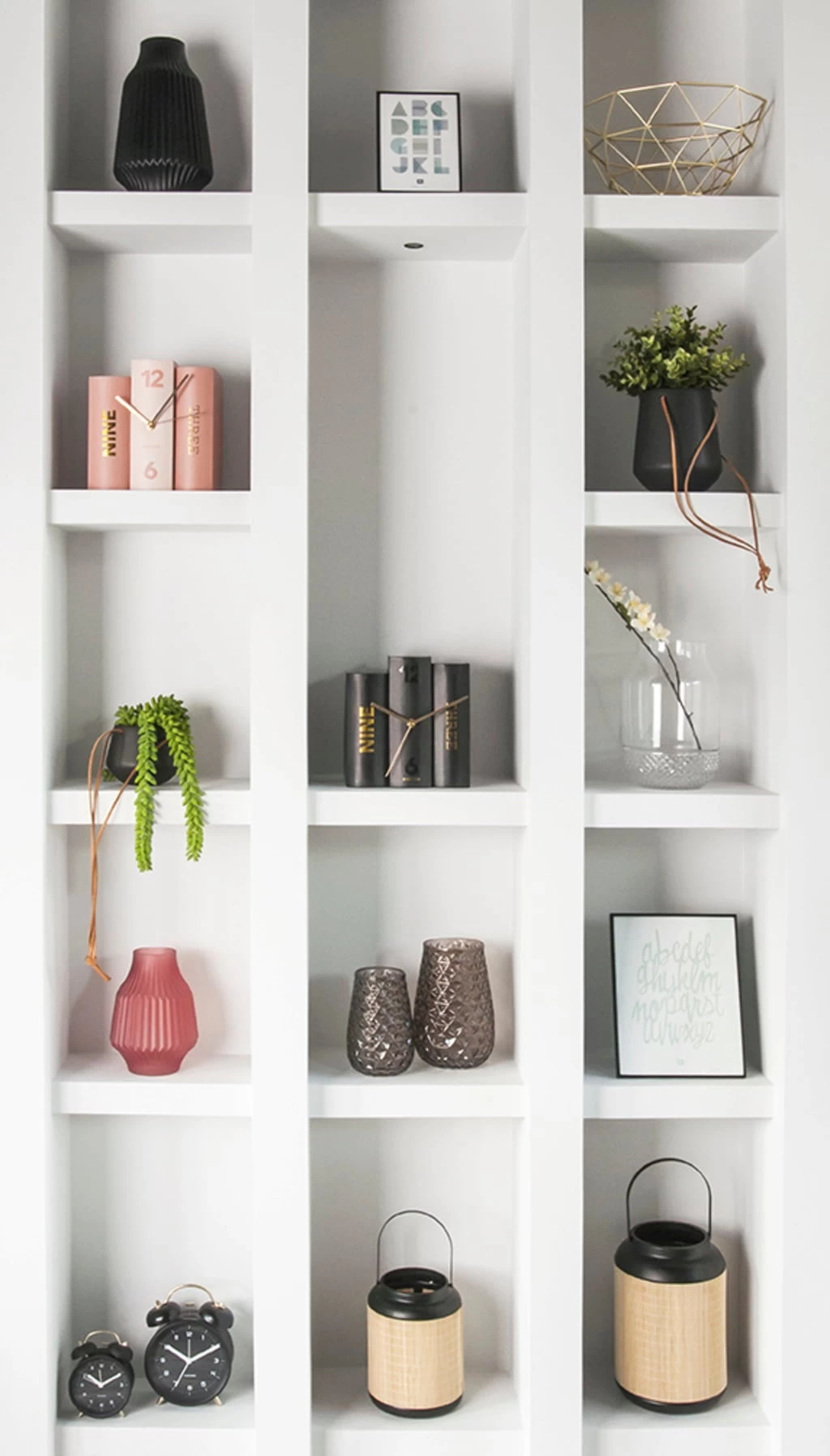 PRESENT TIME Hängetopf "Skittle" Medium, Matt Schwarz – Bild 2