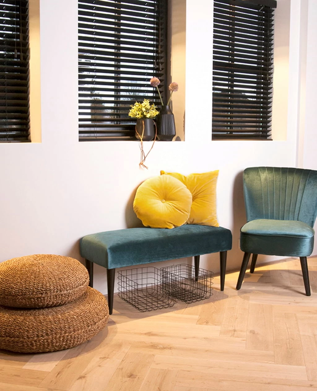 PRESENT TIME Hängetopf "Skittle" Medium, Matt Schwarz – Bild 3