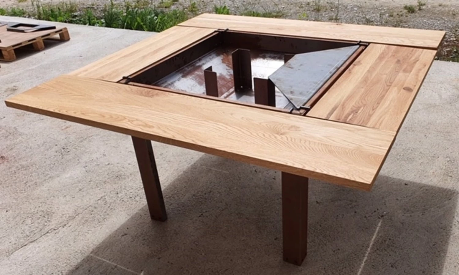 Feuerschale / Grilltisch "Calido", Höhe 90 Cm – Bild 6