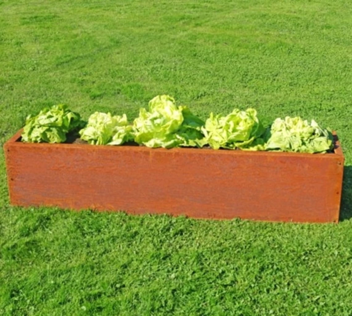Hochbeet Edelrost "Planus", 158 X 38 Cm â Bild 4