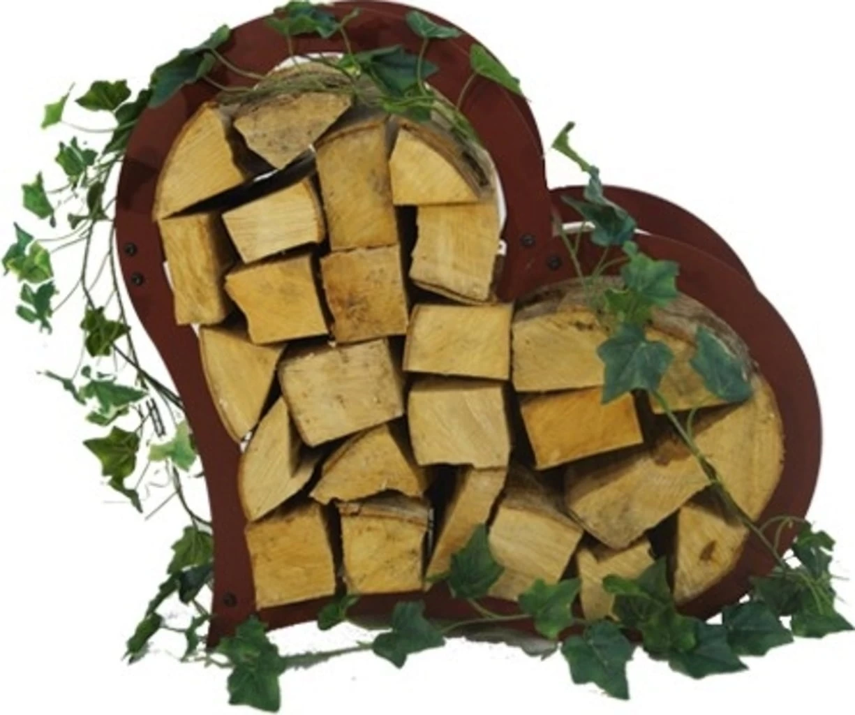 Kaminholzregal Herz - Edelrost – Bild 6