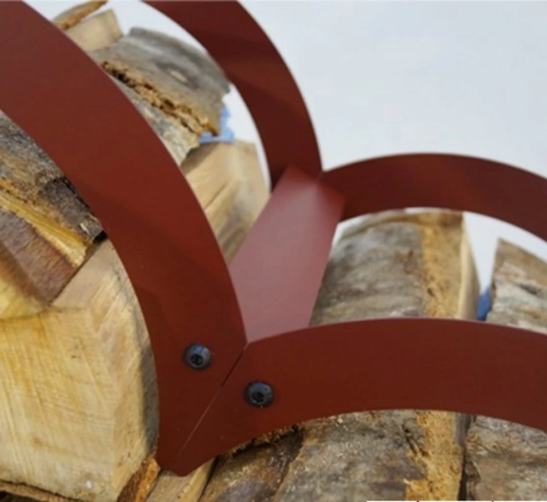 Kaminholzregal Herz - Edelrost – Bild 4