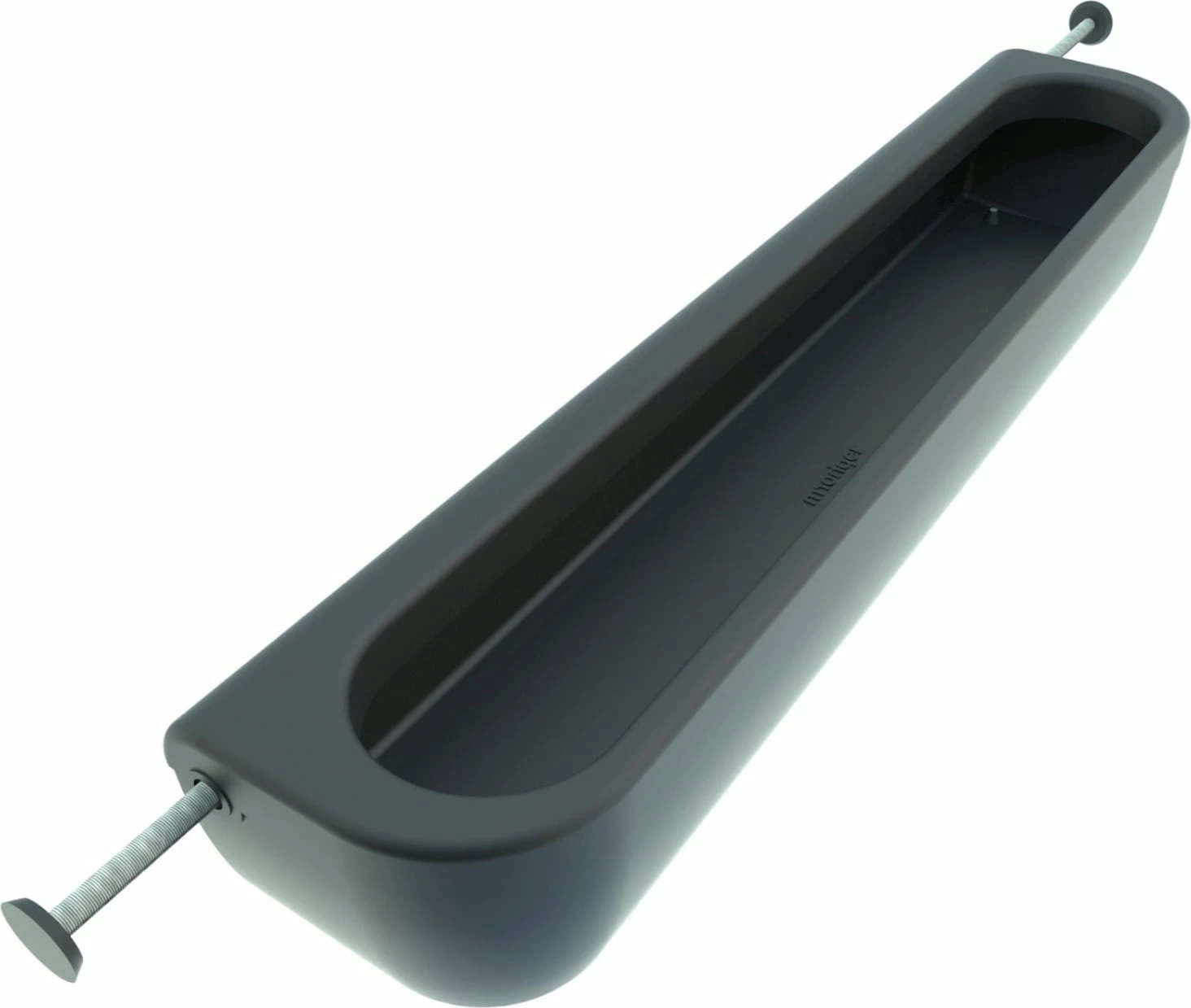 Fensterbank-Blumenkasten "Windowgreen", Graphit (anthrazit)