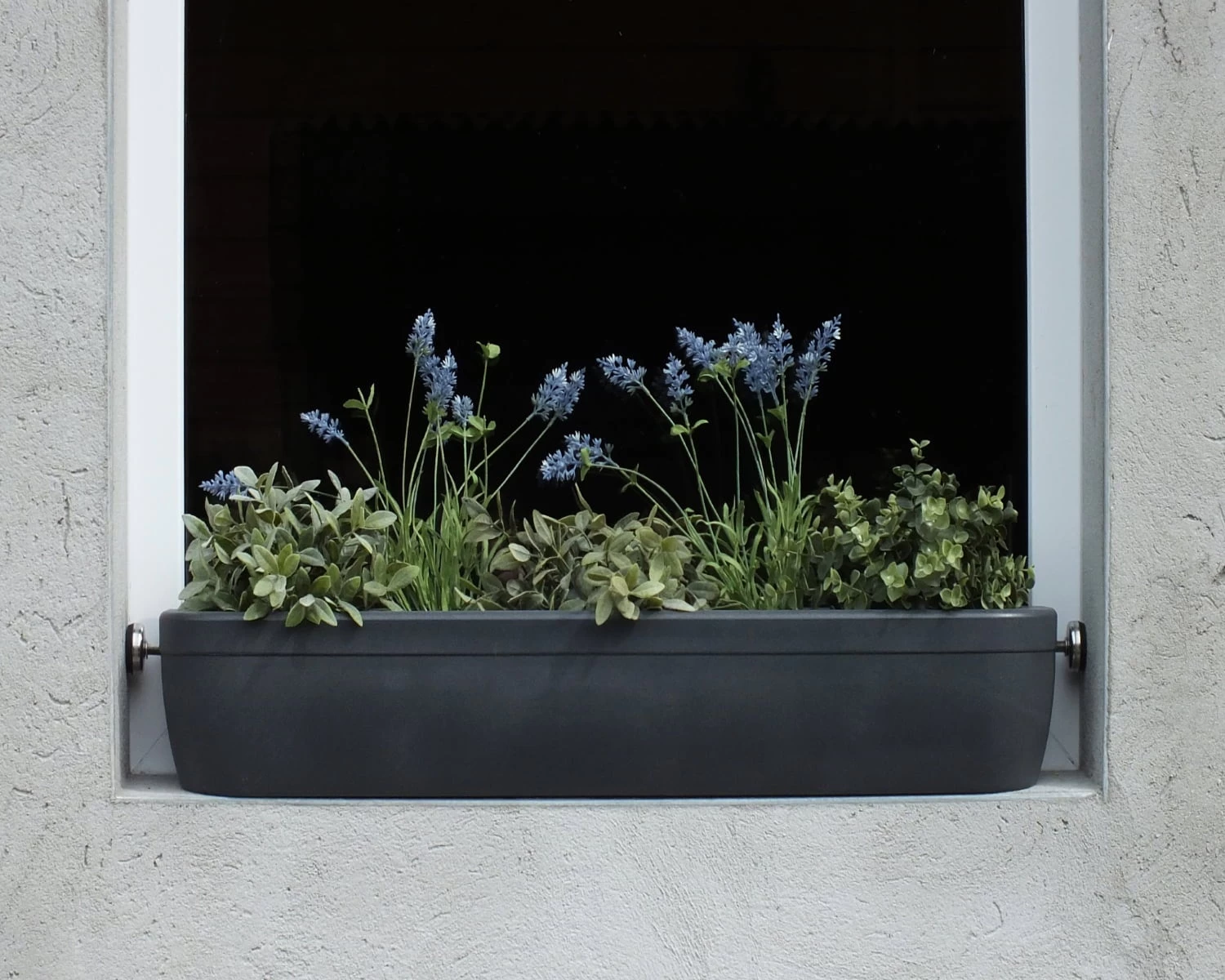 Fensterbank-Blumenkasten "Windowgreen", Graphit (anthrazit) â Bild 2