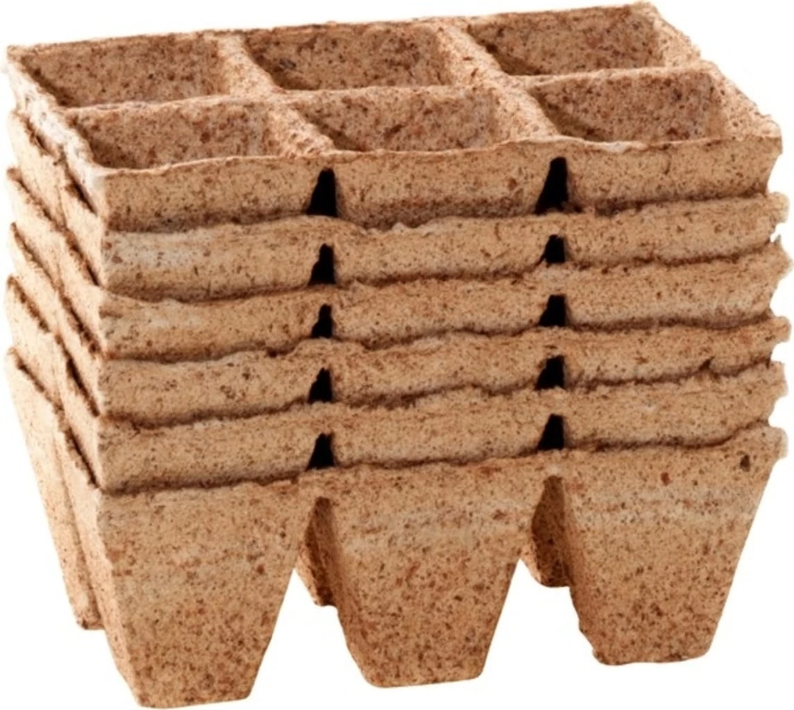 36 Anzuchttöpfe 5 Cm - 6 Strips à 6 Töpfe