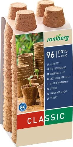 96 Anzuchttöpfe 6 Cm Rund