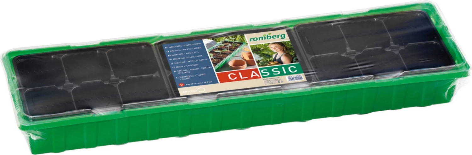 Classic Anzuchthaus L PLUS Mit Kunststofftöpfe – Bild 3