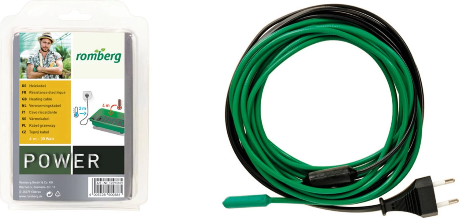 Heizkabel M 6 M (4 M Heizbar)