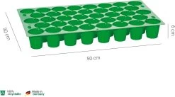 Multitopf-Platte 38 Töpfe - 50x30 Cm