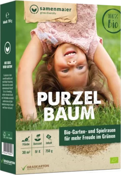 Bio Gartenrasen Purzelbaum