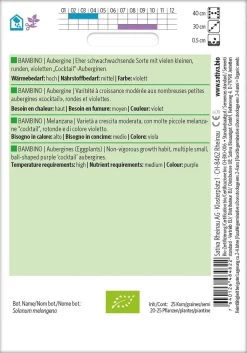 Bio Aubergine "Bambino"