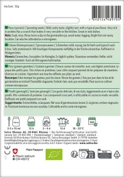 Bio Keimsprossen "Erbsen"