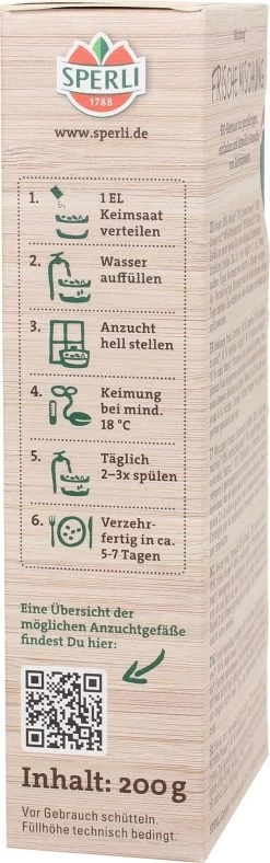 Bio Keimsprossen-Saat Frische Mischung