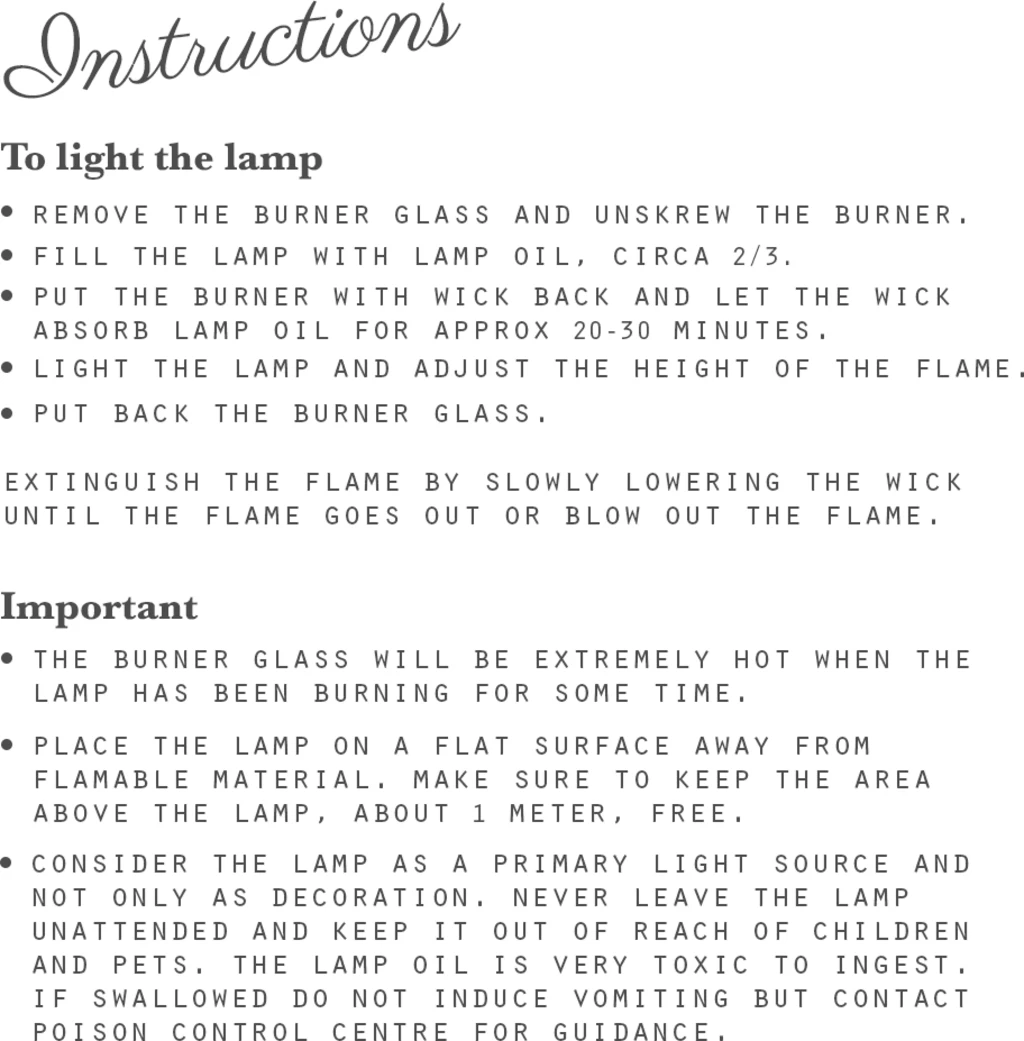 Petroleumlampe "Majken" Medium, Rosa – Bild 2