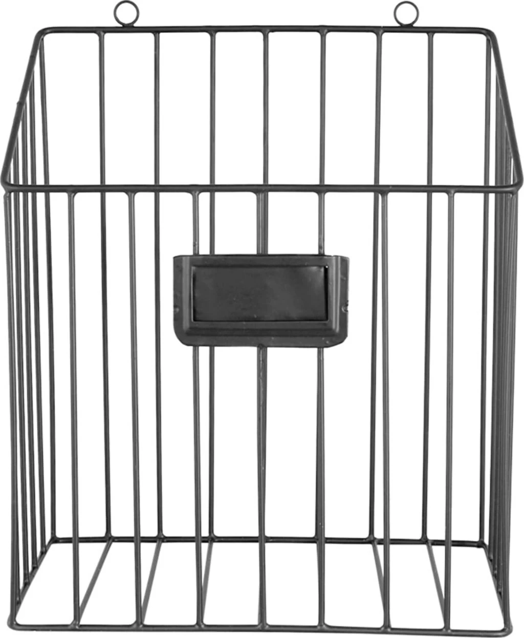 Zeitungskorb Zink – Bild 3