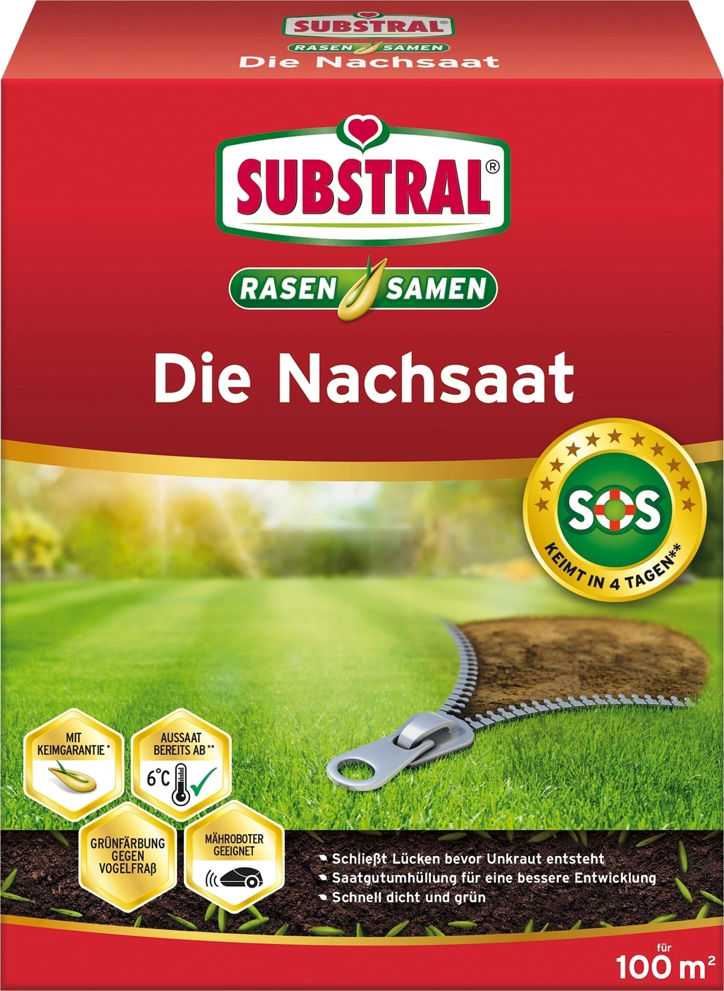 Rasen "Die Nachsaat", 2 Kg â Bild 2