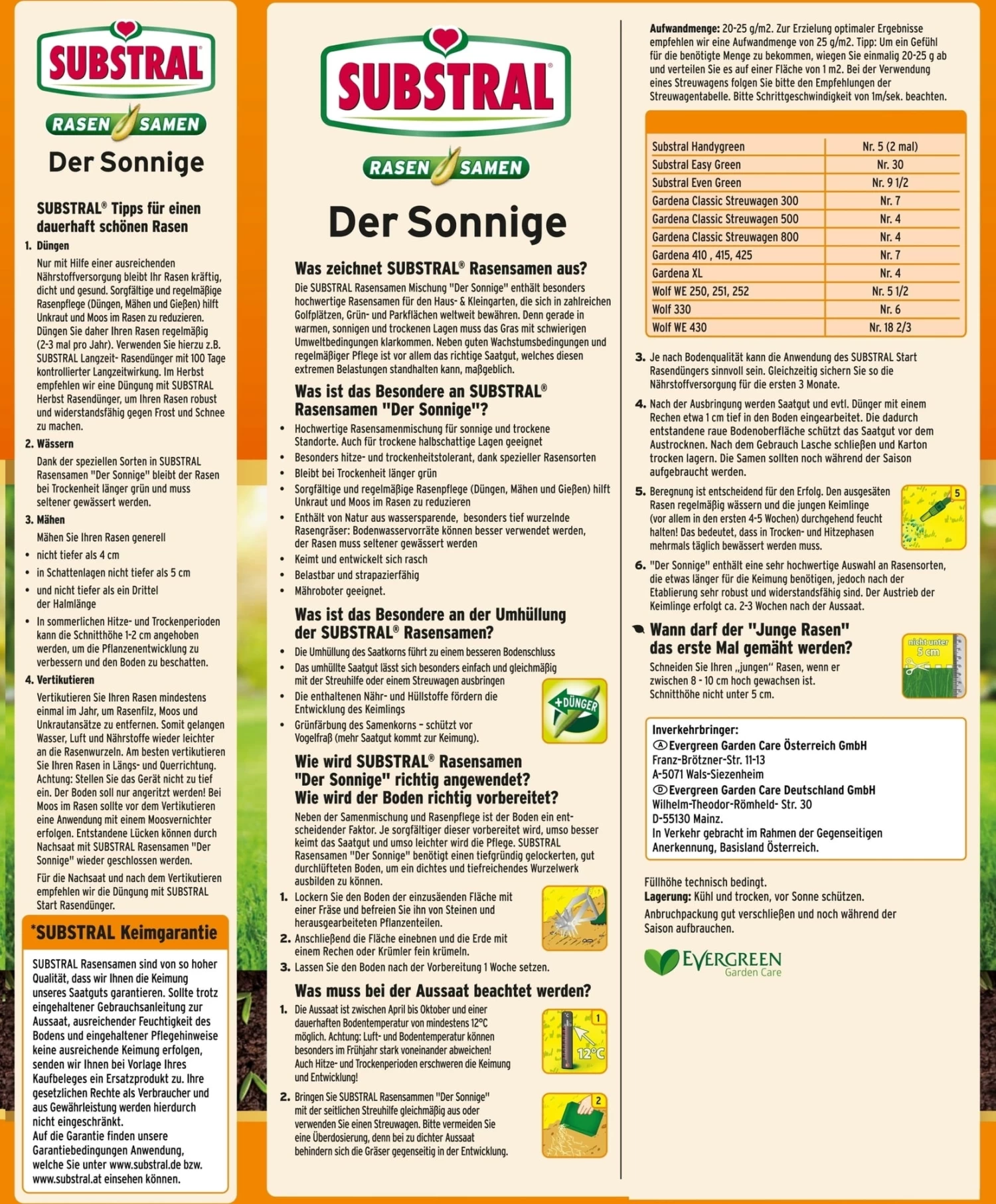 Rasensamen Der Sonnige, 100 M² (2,25 Kg) – Bild 2