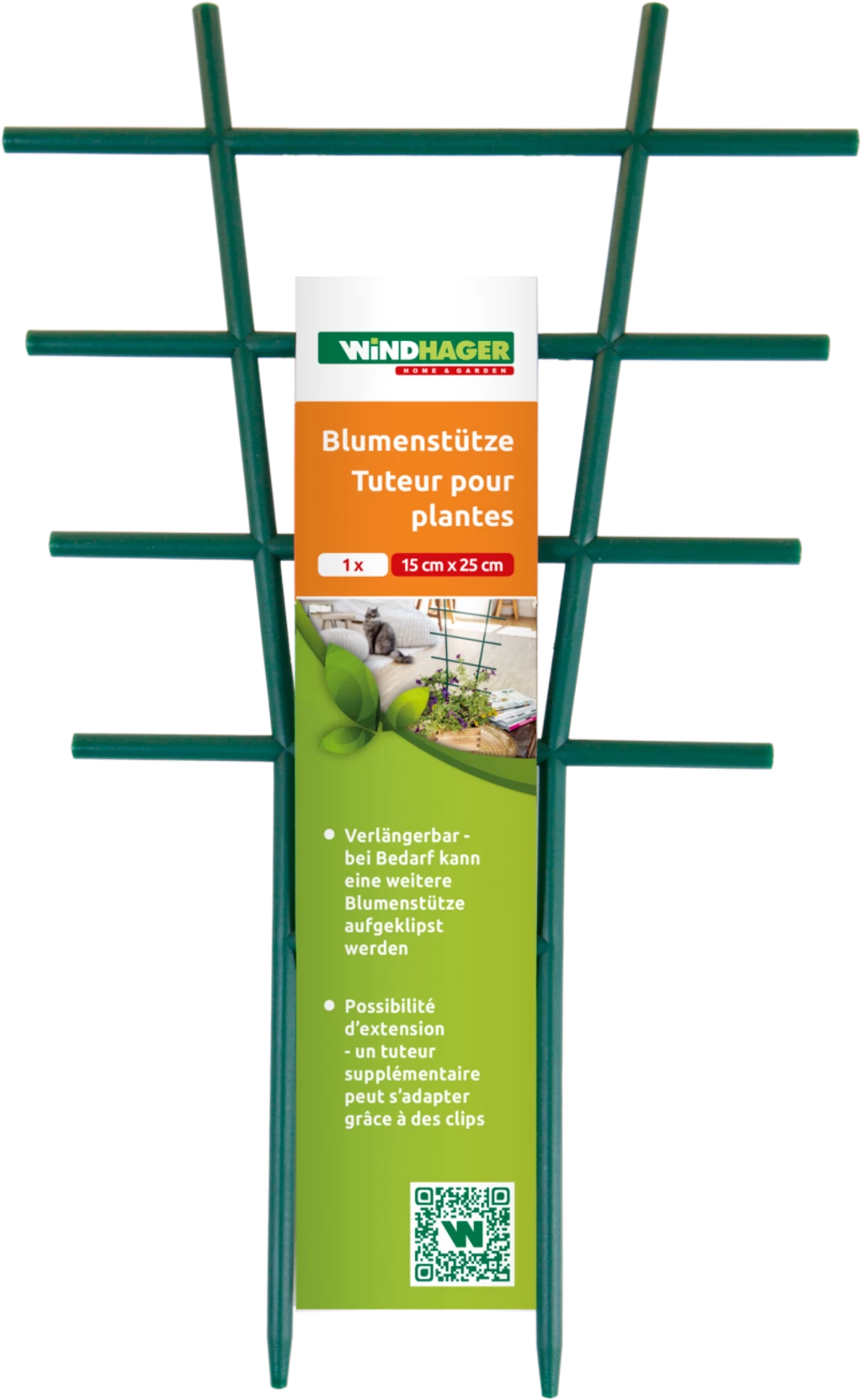 Windhager Blumenstütze Gerade, 25,5x15 Cm – Bild 3