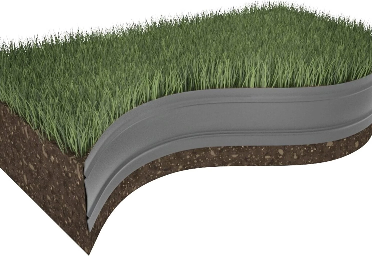 Windhager Rasen- Und Gestaltungskante | Kunststoff – Bild 4