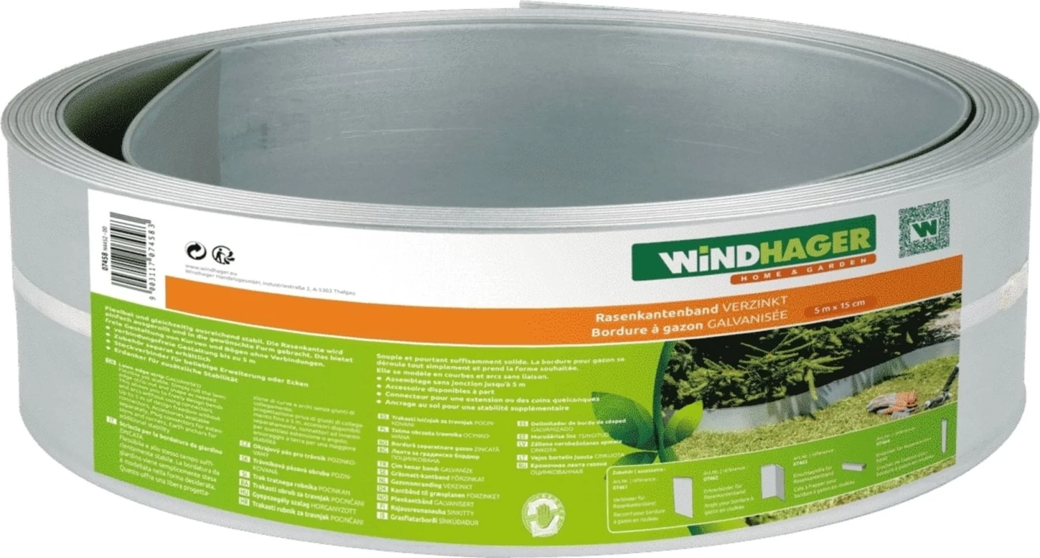 Windhager Rasenkantenband Verzinkt